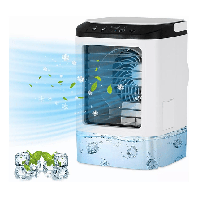 Climatizador Aire Portátil 3 En 1 Usb | Ventilador Y Hielo 1