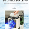 Climatizador Aire Portátil 3 En 1 Usb | Ventilador Y Hielo 8