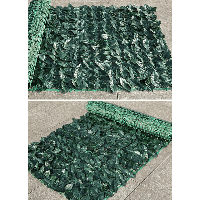 Malla de Hojas Cerca Tupidas Enredadera Decoración 3x1 m 4