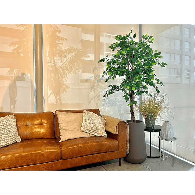 Planta Artificial Decorativa Arbol Grande Ficus 160cm 1008h 4