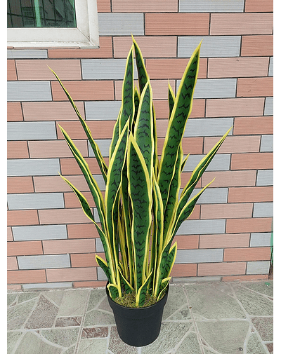 Planta Artificial Lengua de Suegra Sansevieria 60 cm/18 hjs