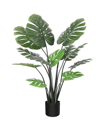 Planta Artificial Decorativa Arbol Grande Monstera 120cm 10h