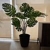 Planta Artificial Decorativa Arbol Grande Monstera 120cm 10h 3