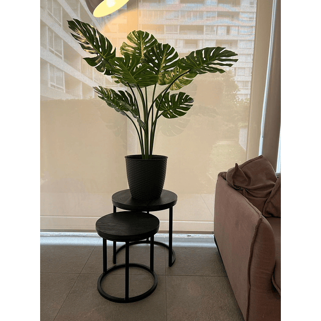Planta Artificial Decorativa Arbol Grande Monstera 120cm 10h 6