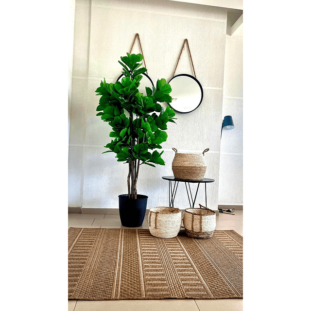 Planta Artificial Decorativa Arbol Grande Ficus Lyrata 180c 3