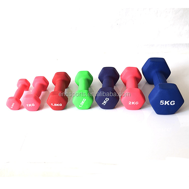 Pack 2 Mancuernas De 2kg C/u Antideslizantes Fitnes y Yoga 5