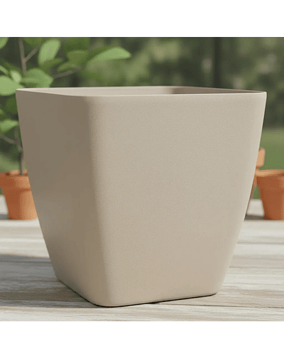Macetero Nórdico Beige L 40 cm 40 x 24 x 30