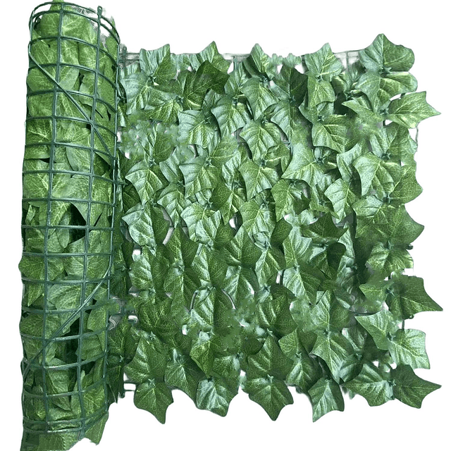 Malla de Hojas Cerca Tupidas Enredadera Decoración 3x1 m 3
