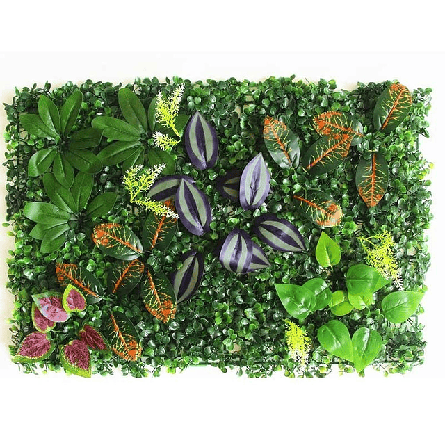 Jardín Muro Vertical Artificial D palmeta Plantas 60x40 cm 6