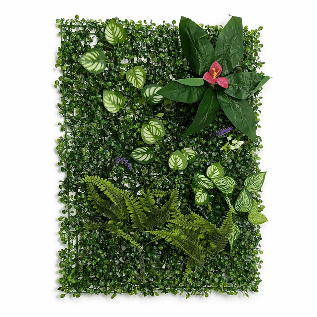 Jardín Muro Vertical Artificial B palmeta Plantas 60x40 cm 14