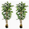 Planta Artificial Decorativa Arbol Grande Pack Bamboo 150cm 1