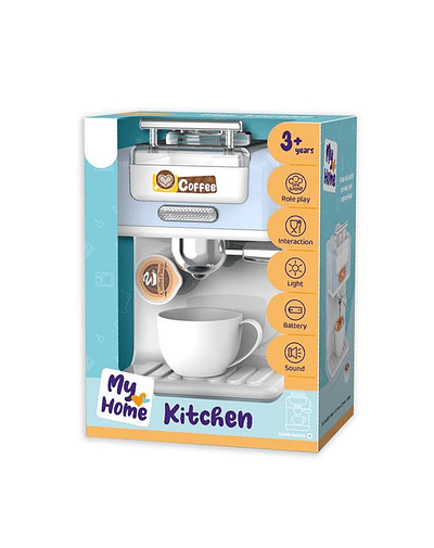 Cafetera eléctrica de juguete + 3A-Juguetes educativos