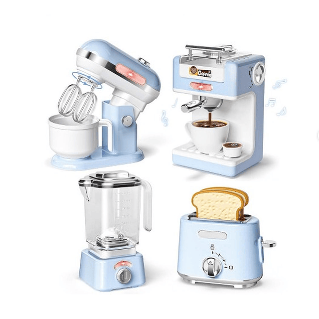 Cafetera eléctrica de juguete + 3A-Juguetes educativos 4