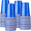 Vaso Plastico Azul Desechable Fiesta 450 ml x 50 uds 6