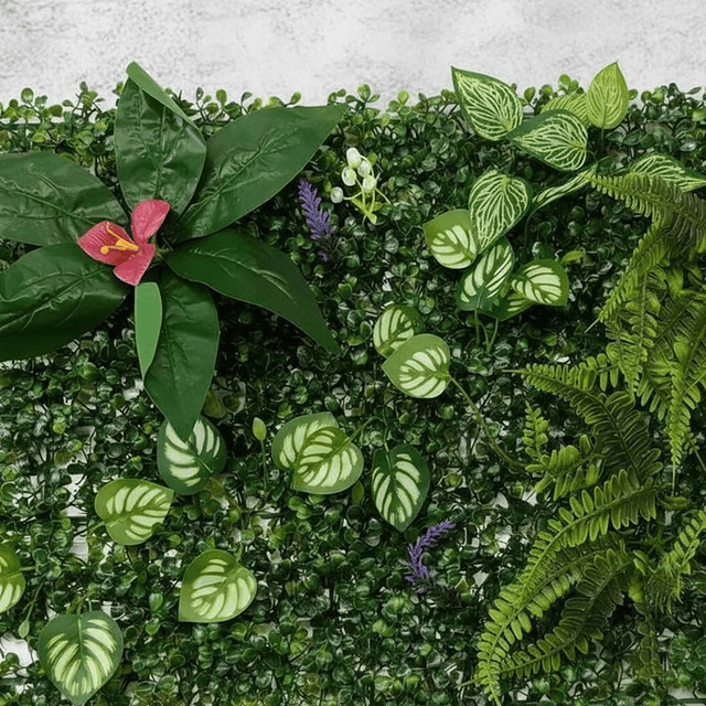 Jardín Muro Vertical Artificial B palmeta Plantas 60x40 cm 12
