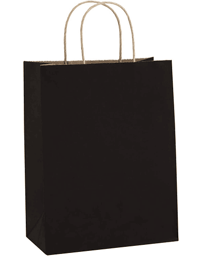 12 Bolsas Cumpleaños Papel Kraft Colores De 21x15x8cm