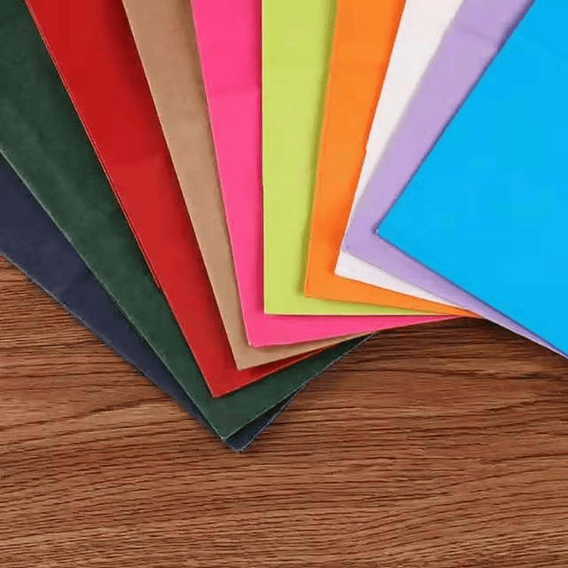 12 Bolsas Cumpleaños Papel Kraft Colores De 21x15x8cm 28