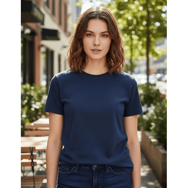 Polera Premium Algodón 100% Manga Corta Basico Estampar 24