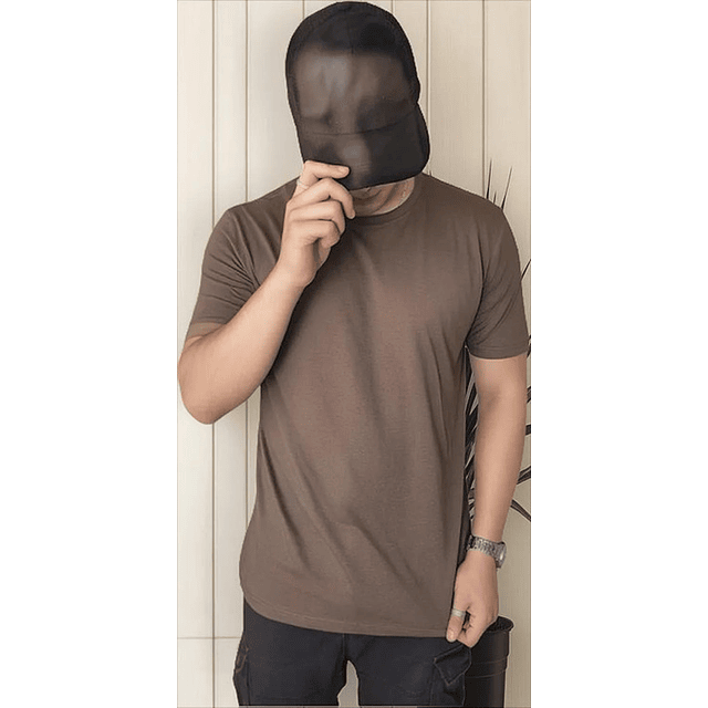 Polera Premium Algodón 100% Manga Corta Basico Estampar 42