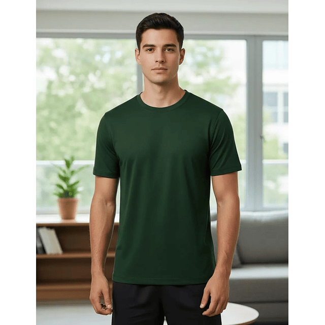 Polera Premium Algodón 100% Manga Corta Basico Estampar 52