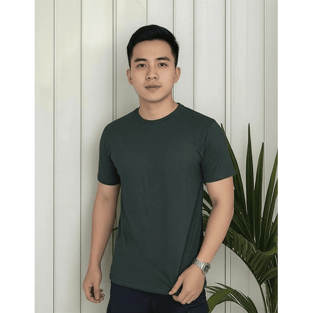 Polera Premium Algodón 100% Manga Corta Basico Estampar 54