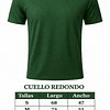 Polera Premium Algodón 100% Manga Corta Basico Estampar 58
