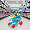 Carrito de Compra Supermercado Para Niños 56 Piezas Colores 9