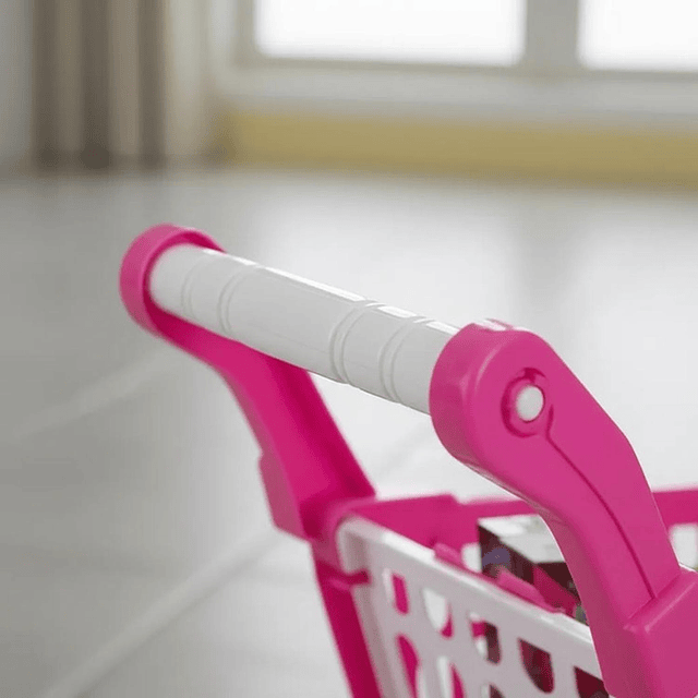 Carrito de Compra Supermercado Para Niños 56 Piezas Colores 16
