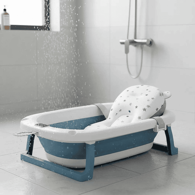 Bañera Plegable Bebé + Malla + Termómetro | Jagima 5