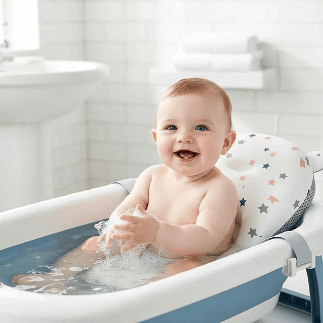 Bañera Plegable Bebé + Malla + Termómetro | Jagima 7
