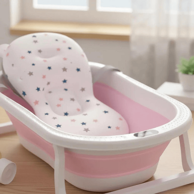 Bañera Plegable Bebé + Malla + Termómetro | Jagima 12