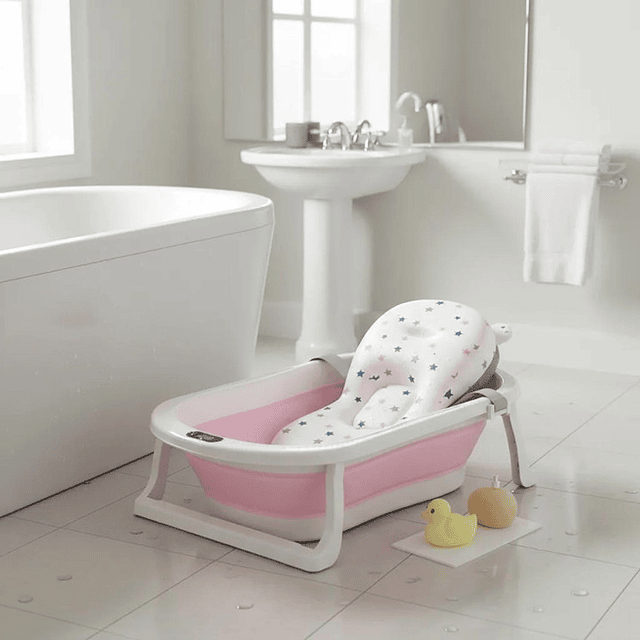 Bañera Plegable Bebé + Malla + Termómetro | Jagima 17