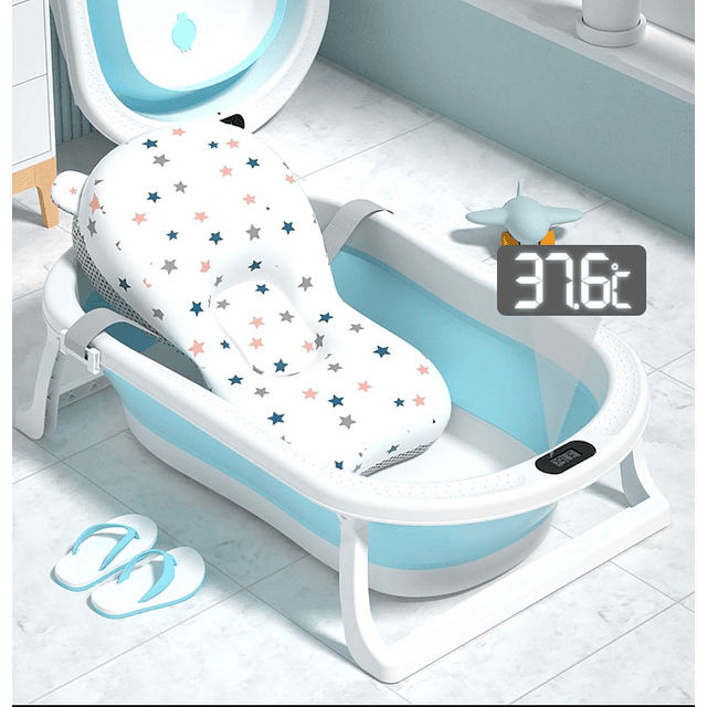 Bañera Plegable Bebé + Malla + Termómetro | Jagima 30