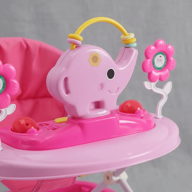 Andador Plegable Flores Con Musica Bebes Portable Unisex 9