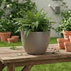 Macetero Nórdico Gris Oscuro L 30 cm 40 x 24 x 30 1