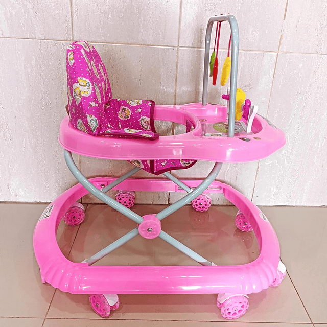 Andador Plegable Flores Con Musica Bebes Portable Unisex 16