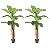 Planta Artificial Decorativa Arbol Grande Pack Banano 180cm 1