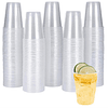 50 Uds Vaso Plástico Transparente Desechable S/tapa 300 Cc 5