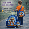 Set Mochila Con Ruedas Escolar Estuche Lonchera 12