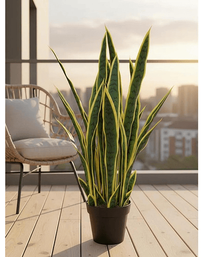 Planta Artificial Lengua de Suegra Sansevieria 60 cm/18 hjs
