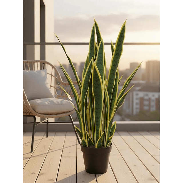Planta Artificial Lengua de Suegra Sansevieria 60 cm/18 hjs 1