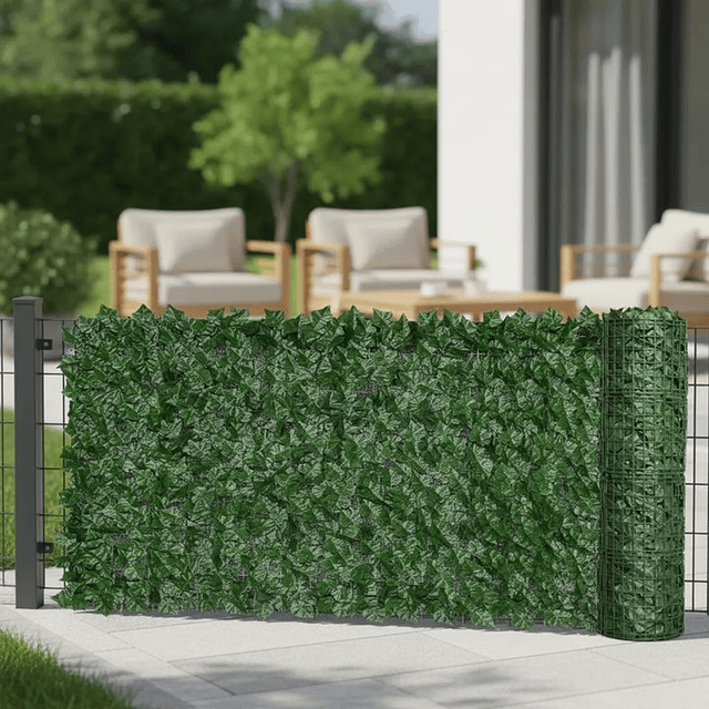 Malla de Hojas Cerca Diseño Enredadera Decoración 3x1m 4