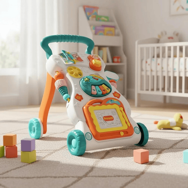 Andador Para Bebe Musical Caminador Juguetes Interactivos Colores 1