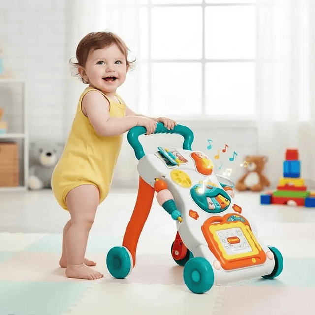 Andador Para Bebe Musical Caminador Juguetes Interactivos Colores 6
