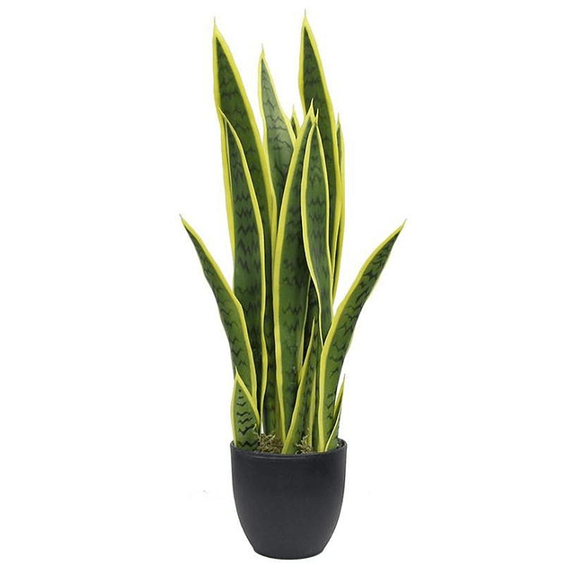 Decoracion Interior Planta Artificial Lengua de Suegra Sansevieria 10