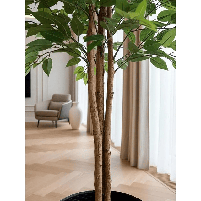 Planta Artificial Decorativa Arbol Grande Ficus 160cm 1008h 4
