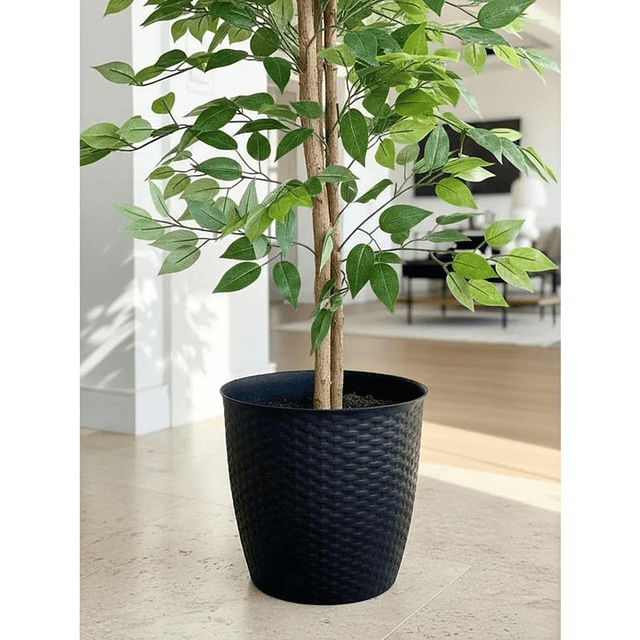 Planta Artificial Decorativa Arbol Grande Ficus 160cm 1008h 5
