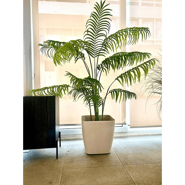 Macetero Nórdico Beige L 40 cm 40 x 40 x 40 2