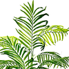 Planta Artificial Decorativa Arbol Grande Palmera 120cm 10h 3