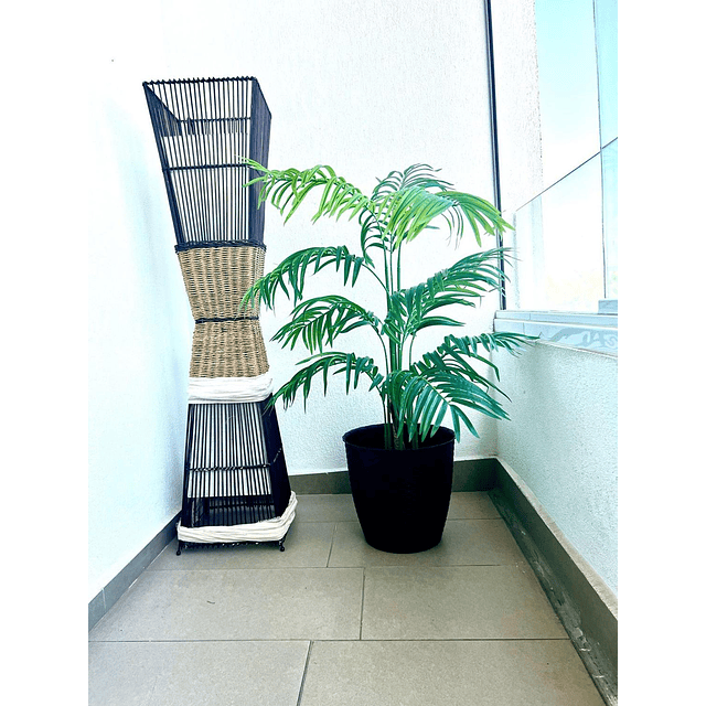Planta Artificial Decorativa Arbol Grande Palmera 120cm 10h 5